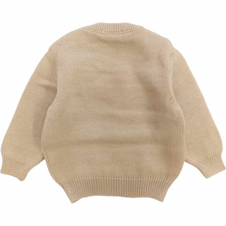 BARCELLINO Barcellino - Maglia Beige In Filo 105312 da bambino