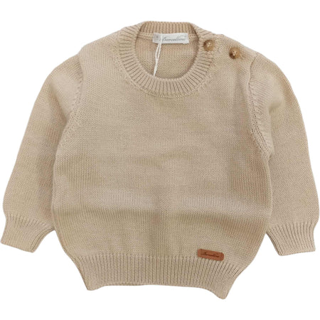 BARCELLINO Barcellino - Maglia Beige In Filo 105312 da bambino