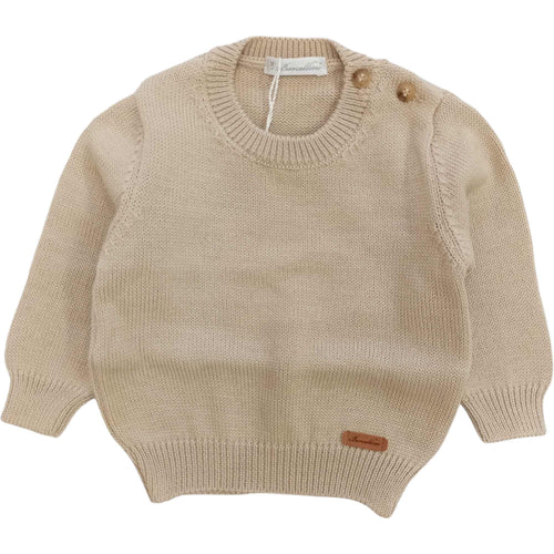 BARCELLINO Barcellino - Maglia Beige In Filo 105312 da bambino