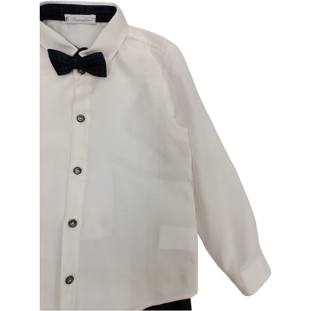 BARCELLINO Barcellino - Completo 3 Pz. Bia/blu Quadri Pantalone 105406L da bambino