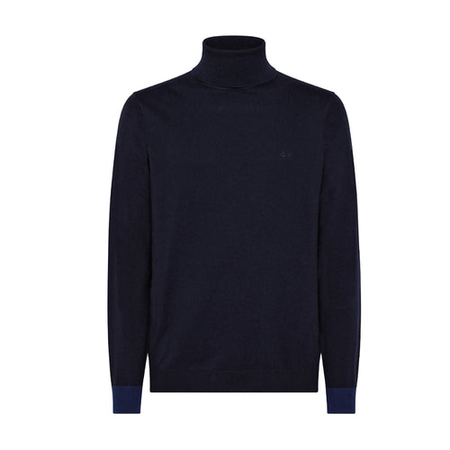SUN68 Sun68 - Turtle Elbow Contrast 07 Navy Blue K42111 da uomo