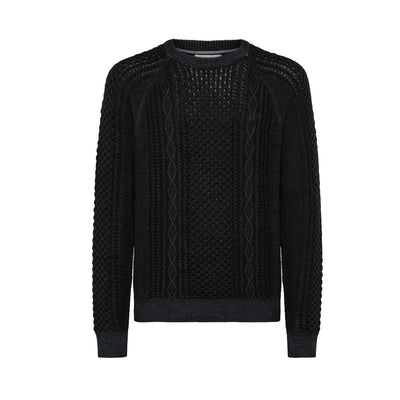 SUN68 Sun68 - Round Vintage Cable 11 Nero K42133 da uomo