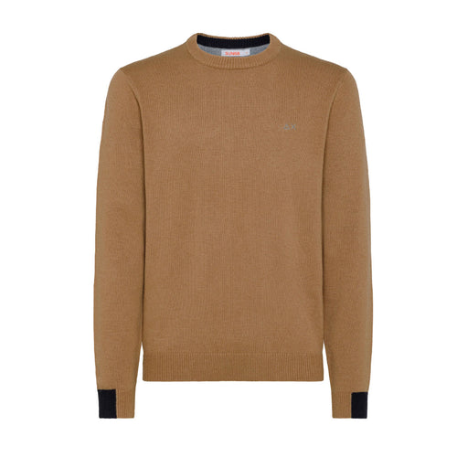 SUN68 Sun68 - Round Solid Color Rib 16 Beige K42134 da uomo
