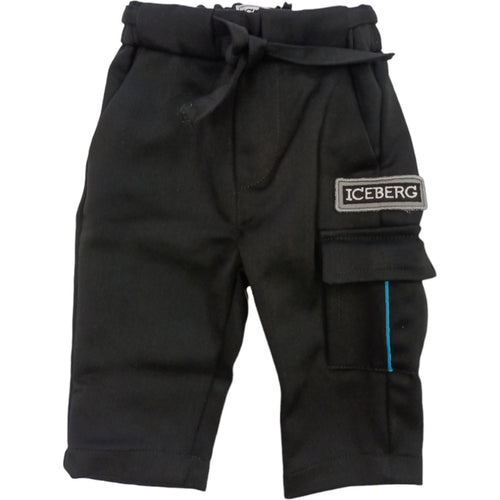 ICEBERG Iceberg - Pantalone Nero PTICE4300B da bambino