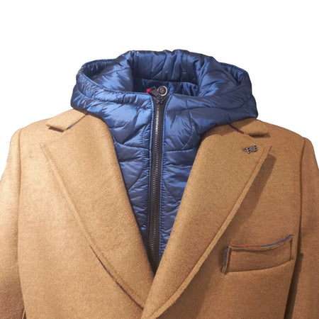 BOB Bob - Cappotto Monopetto Capp. Beige A23ANDY409 TRT409 da uomo