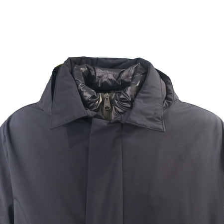 Hetrego Hetrego - Edgar 22 Cappotto Capp. Stacc. Blu Navy 8M464 da uomo