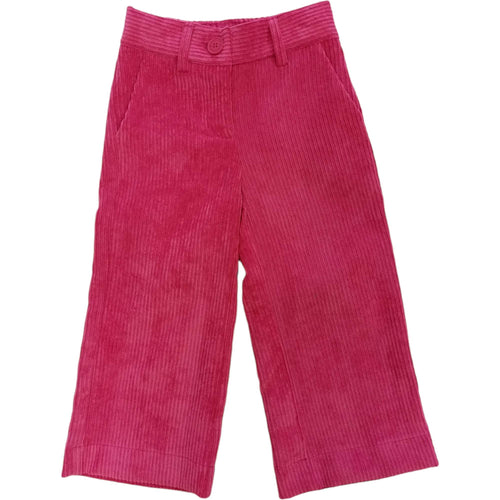 MONNALISA Monnalisa - Pantaloni Fuxia 0098 Velluto Coste Larghe 17B407 2855 da bambino