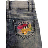 MONNALISA Monnalisa - Denim Felpa Pop 0055 Blu Stone 19B415 2754 da bambino