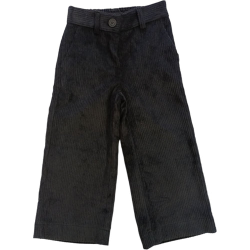 MONNALISA Monnalisa - Pantaloni Nero 0050 Velluto Coste Larghe 17B407 2855 da bambino