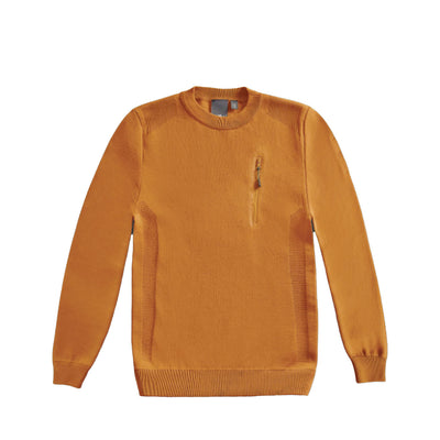 OUTHERE Outhere - Maglia Girocollo Burnt Orange IOTM19AD49 da uomo