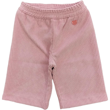 MONNALISA Monnalisa - Pant. Cropped Rosa Velluto Coste Larghe 37B402 2855 da bambino