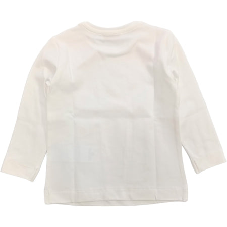 MONNALISA Monnalisa - T-shirt 001 Panna St.collana Fiori 11B606 2201 da bambino