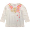 MONNALISA Monnalisa - T-shirt 001 Panna St.collana Fiori 11B606 2201 da bambino