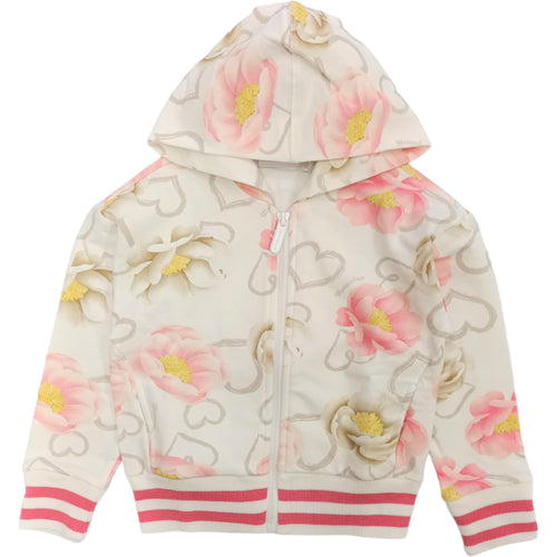 MONNALISA Monnalisa - Felpa Aperta Fiori 0002 Stampa Anemoni 19B800 2018 da bambino