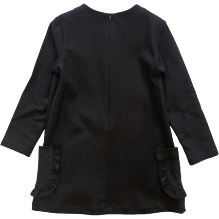moschino Moschino - Abito Nero Cuori Rossi 60100 MDV0AM LJA00 da bambino