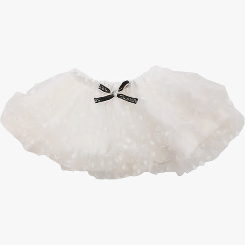 NANAN Nanan - Gonna Panna Tulle Pois C/fiocchetto I23564 da bambino