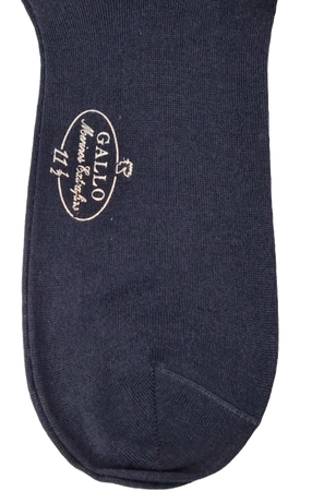Calze Lunghe Uomo Gallo - Blu Tinta Unita