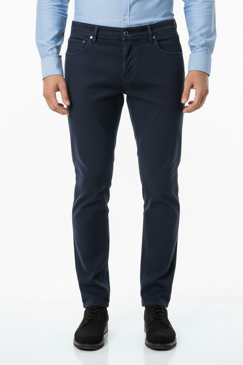 Pantalone uomo Jacob Cohen - J622 COMF Cotone Blu notte Made in Italy