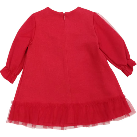 BARCELLINO Barcellino - Vestito Rosso C/cuore E Rouches 105219 da bambino