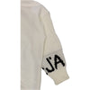 J'AIME' J'aime' - Maxifelpa Bianca C/cappuccio 4609G-MI da donna