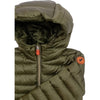 SAVE THE DUCK Save The Duck - Giubbotto Maggy Verde 50056 Lungo C/cappuccio J47300G IRIS17 da bambino