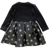 moschino Moschino - Abito Nero 82628 Cuori MDV0AU N0Z82 da bambino