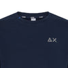 SUN68 Sun68 - Round Neck Basic 07 Navy Blue F33106 da uomo