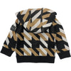 BOSS Boss - Cardigan M13 Nero/beige Fantasia J05A41 da bambino