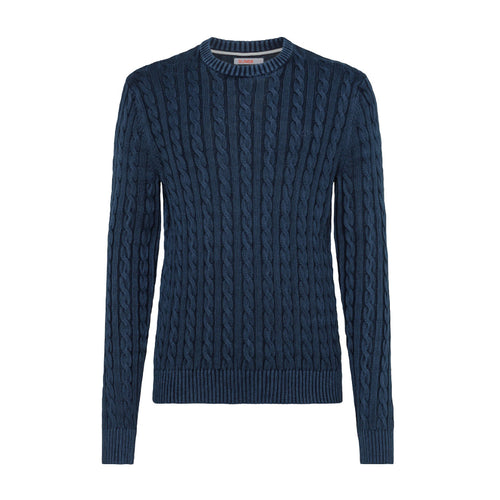 SUN68 Sun68 - Round Cable Vintage 07 Navy Blue K33118 da uomo