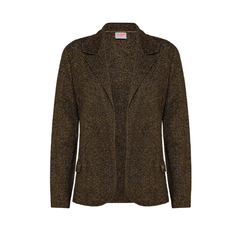 SUN68 Sun68 - Blazer Knit Lurex 11 Nero K33219 da donna