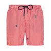 SUN68 BEACH Sun68 Beach - Swim Pant Stripes F. 0130 Bianco Rosso F. H33120 da uomo