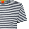 SUN68 BEACH Sun68 Beach - T-shirt Stripes 0199 Bianco/inchiostro T33147 da uomo