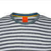 SUN68 BEACH Sun68 Beach - T-shirt Stripes 0199 Bianco/inchiostro T33147 da uomo