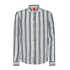 SUN68 BEACH Sun68 Beach - Shirt Fancy Stripe 0701 Navy/bianco S33123 da uomo