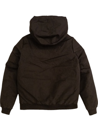 JACK &amp; JONES Jack &amp; Jones - Bomber Nero C/cappuccio E Tasche Laterali 12236552 da bambino