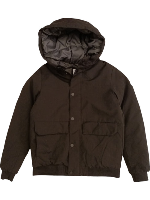 JACK & JONES Jack & Jones - Bomber Nero C/cappuccio E Tasche Laterali 12236552 da bambino