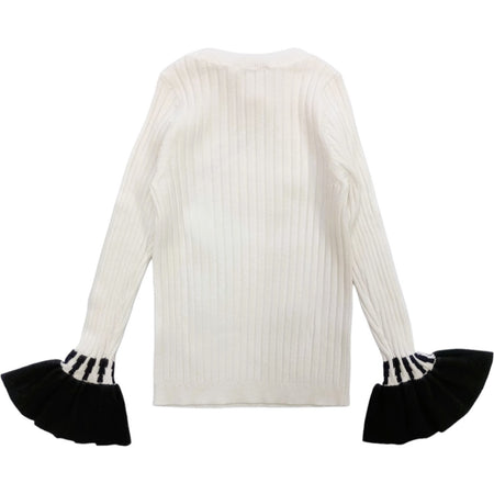 TWINSET Twinset - Maglia Bianco/nero 2722 232GJ3721 da bambino