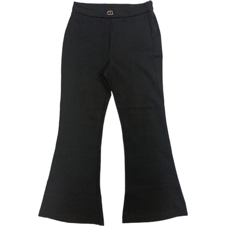 TWINSET Twinset - Pantalone Nero 0006 A Zampa 232GJ2184 da bambino
