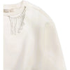 TWINSET Twinset - Felpa Bianca 0282 232GJ2410 da bambino