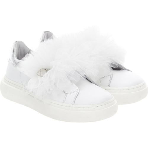 MONNALISA Monnalisa - Sneakers Vitello Bianca 87C006 3739 da bambino