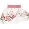 MONNALISA Monnalisa - Gonna Romantic Bianca/rosa Fiori 31C700 3652 da bambino