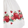 MONNALISA Monnalisa - Abito Monospalla 9944 Fragole E Rose 11C920 3635 da bambino