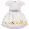 MONNALISA Monnalisa - Abito 9965 Bia/glicine St/margherite 31C911 3613 da bambino