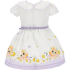 MONNALISA Monnalisa - Abito 9965 Bia/glicine St/margherite 31C911 3613 da bambino