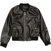 RICHMOND Richmond - Giubbino Bomber Nero Ecopelle RBP24154GBHB da bambino