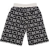ICEBERG Iceberg - Bermuda Nero In Felpa Logato BFICE4104J da bambino