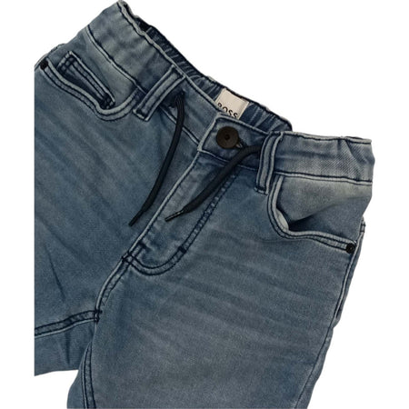 BOSS Boss - Bermuda Grigio Denim J50778 da bambino