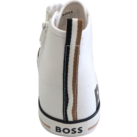 BOSS Boss - Sneakers Bianche In Tela J51029 da bambino