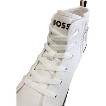 BOSS Boss - Sneakers Bianche In Tela J51029 da bambino