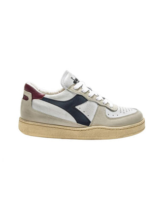 Diadora - Mi Basket Low Used Gray Pelican 201.179043 da uomo
